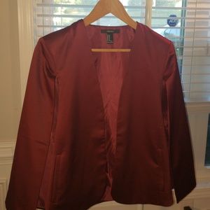 Forever 21 wine colored cape
